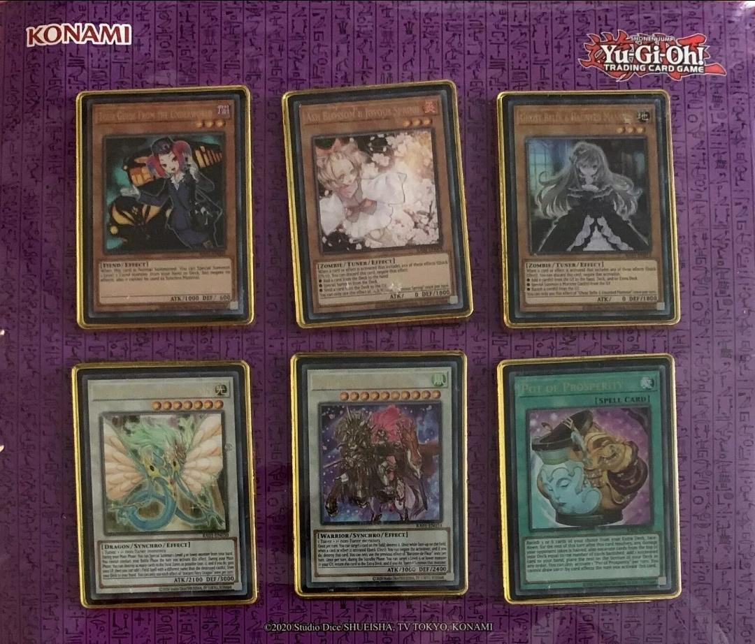 Yu-Gi-Oh! 25th Anniversary Rarity Collection 6-piece Pin Set